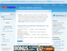 Tablet Screenshot of betnotes.ru